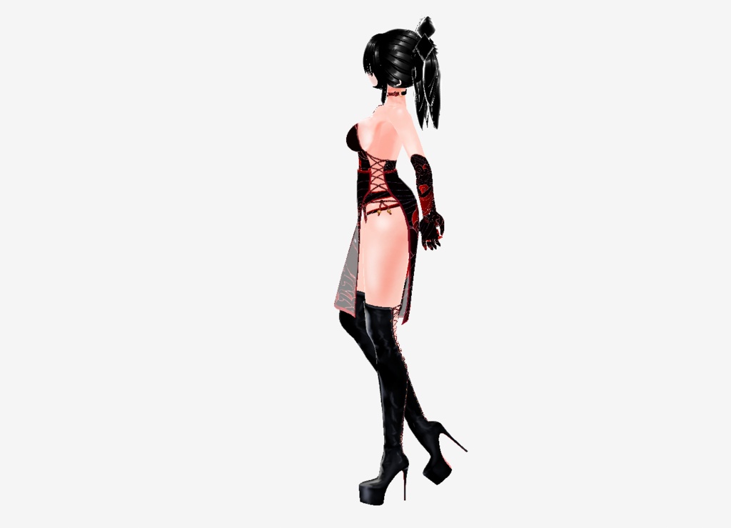 Japanese Shibari and Waves Style Set