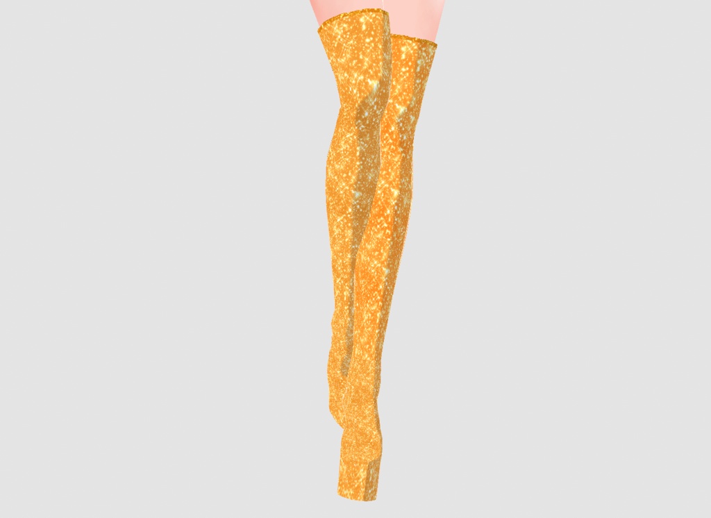 Gold Sparkling Lace-up High Heel Boots