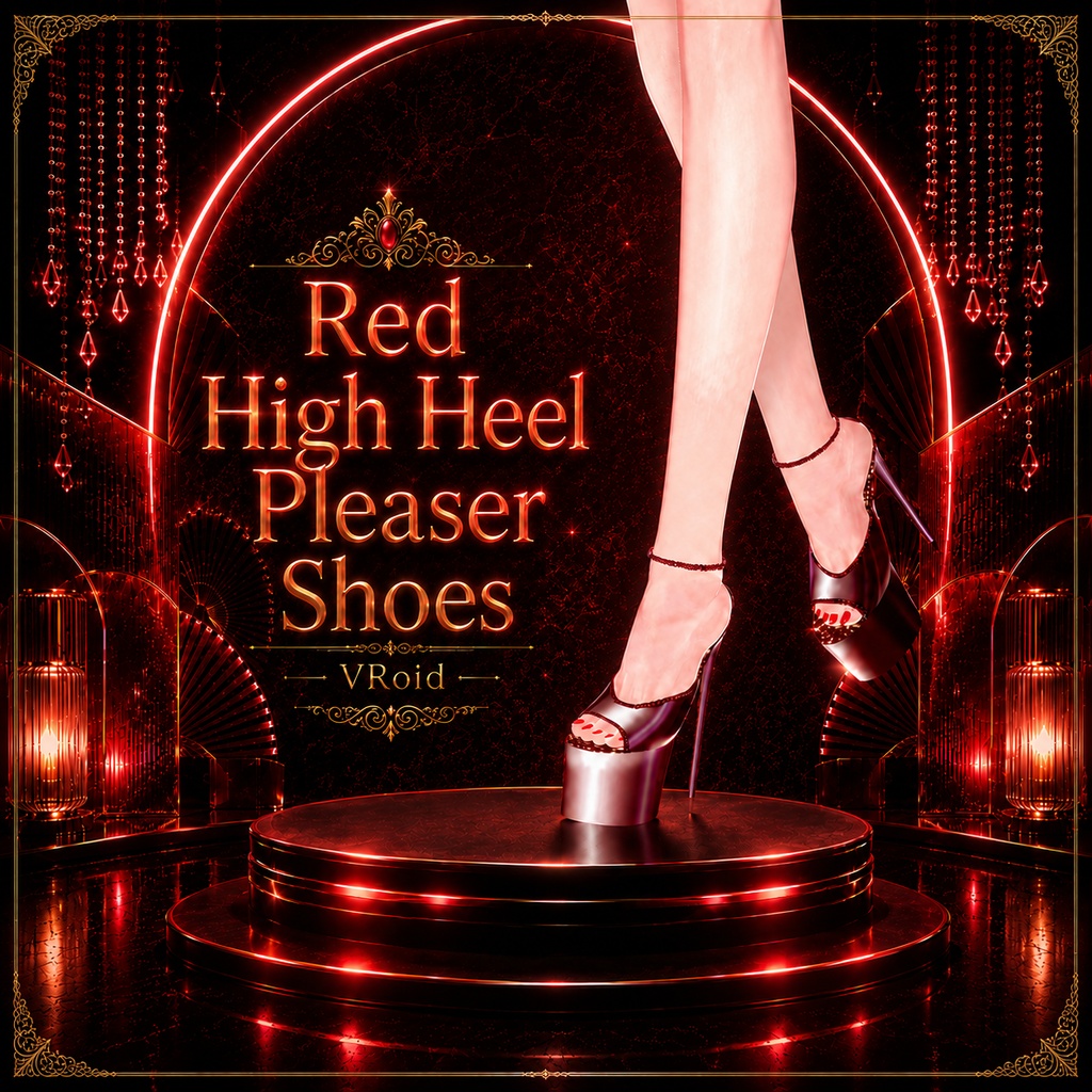Red High Heel Pleaser Shoes