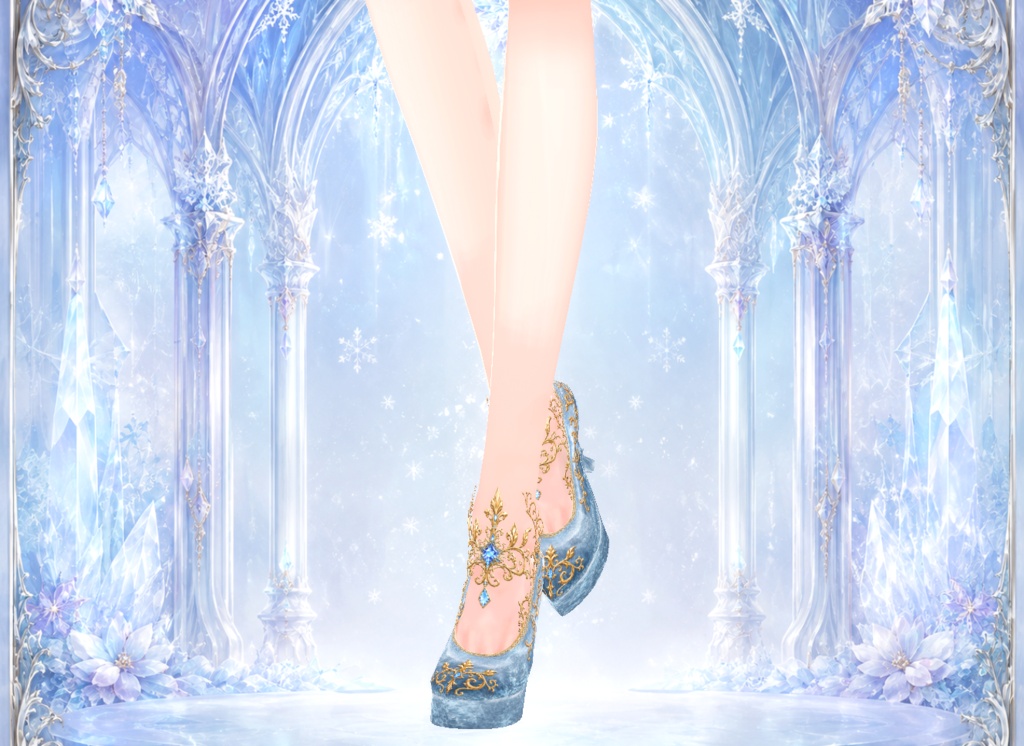 Ice Queen High Heel Shoes