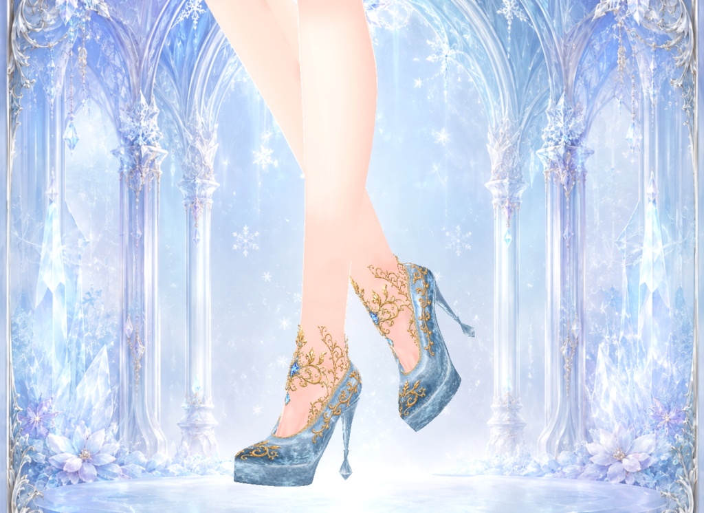 Ice Queen High Heel Shoes