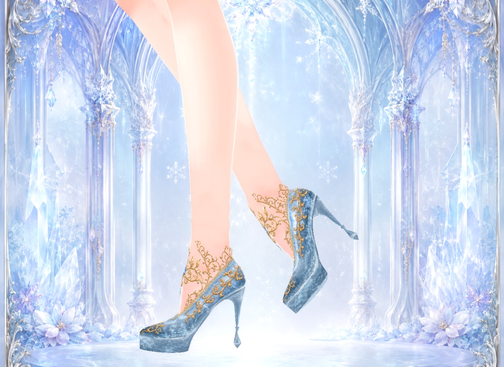 Ice Queen High Heel Shoes