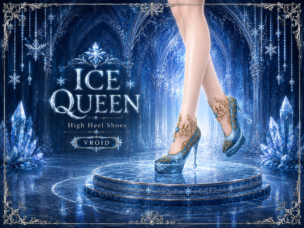 Ice Queen High Heel Shoes