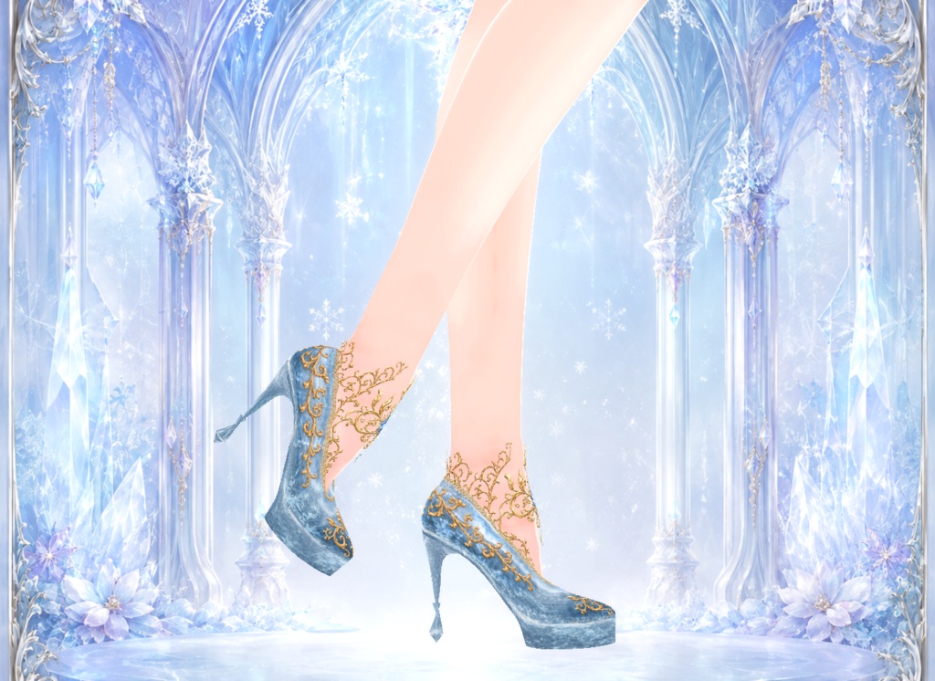 Ice Queen High Heel Shoes