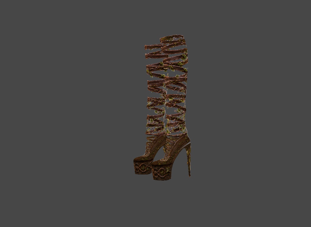Elven Warrior High Heel Shoes