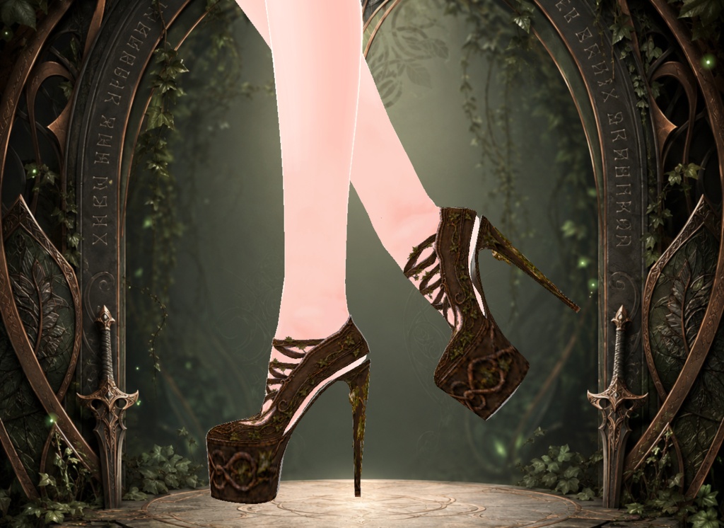 Elven Warrior High Heel Shoes