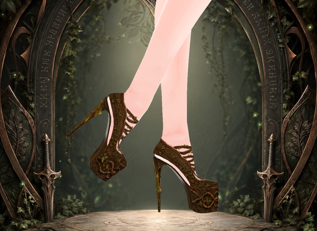 Elven Warrior High Heel Shoes