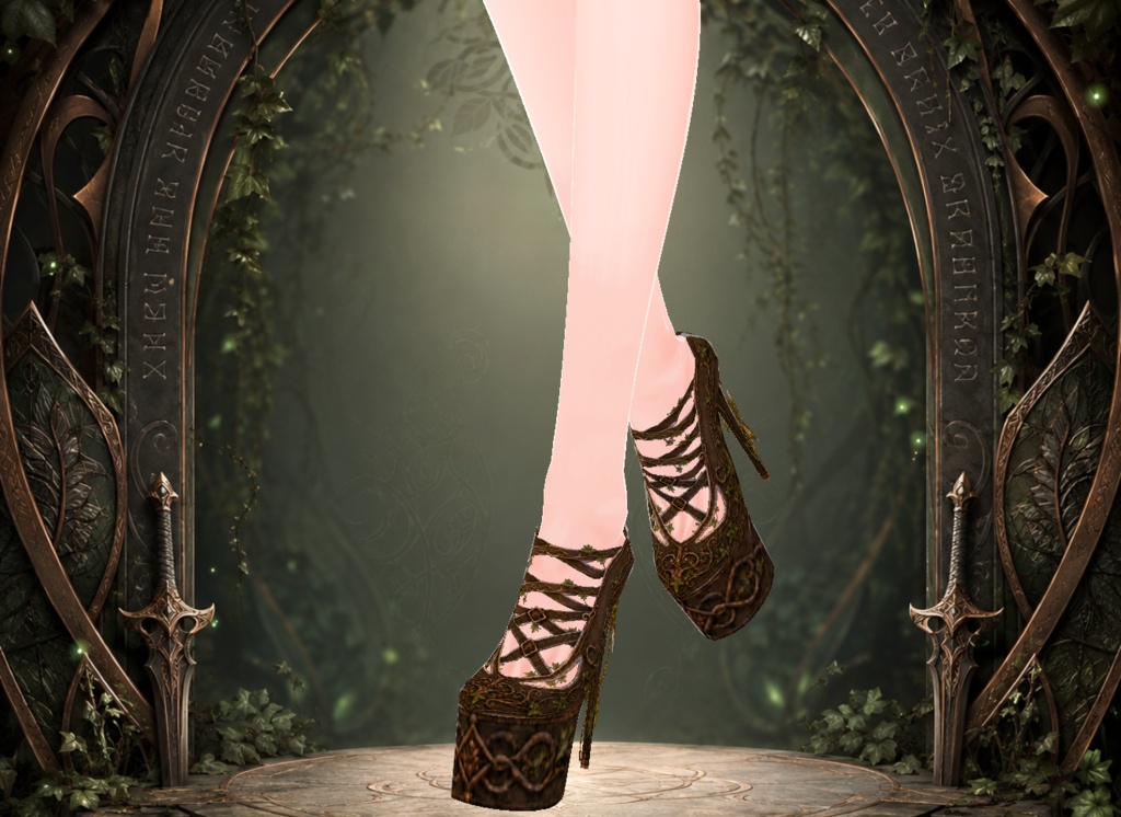 Elven Warrior High Heel Shoes