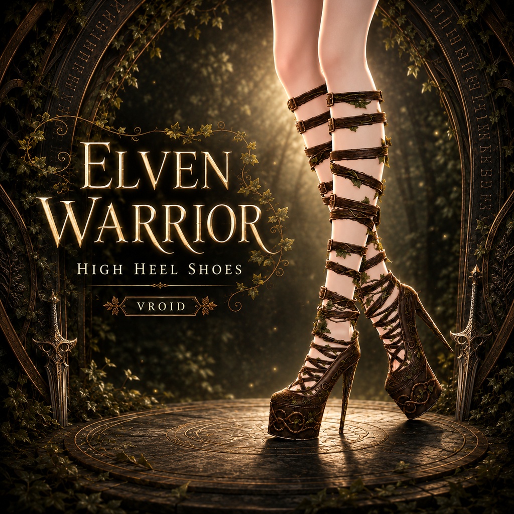 Elven Warrior High Heel Shoes