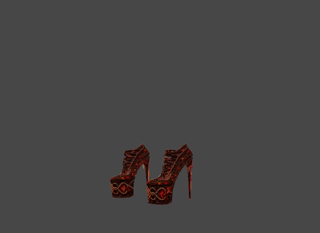 Elven Warrior High Heel Shoes - Autumn