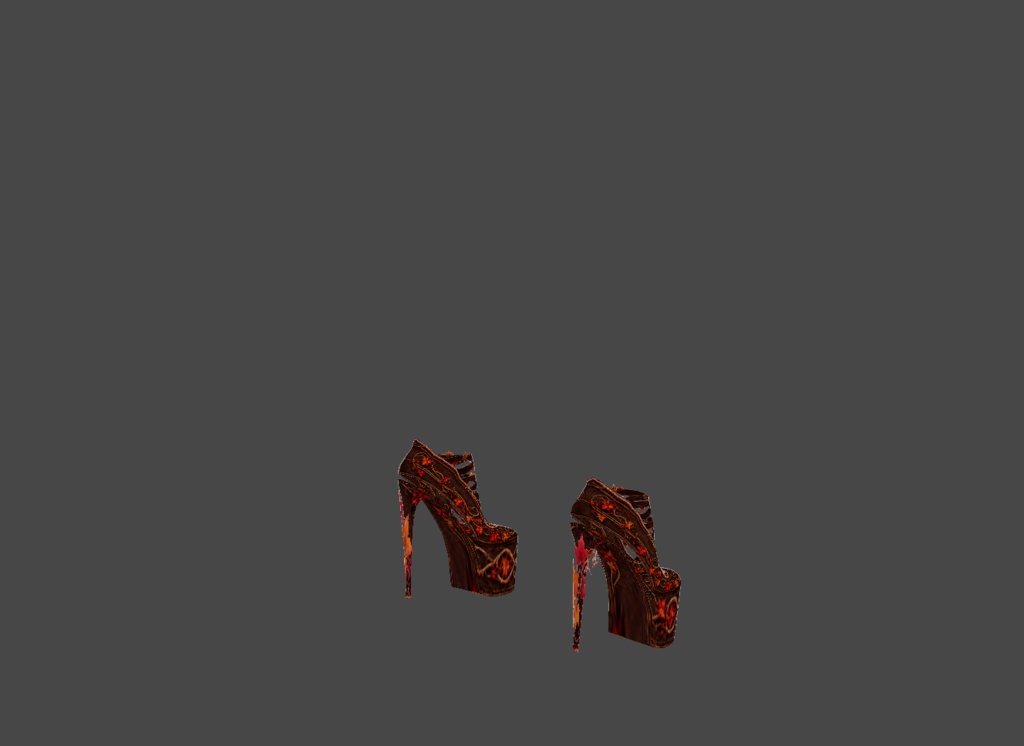 Elven Warrior High Heel Shoes - Autumn