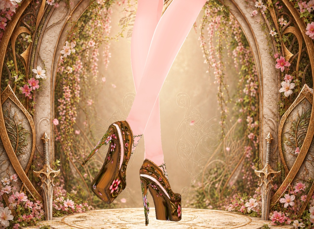 Elven Warrior High Heel Shoes - Spring