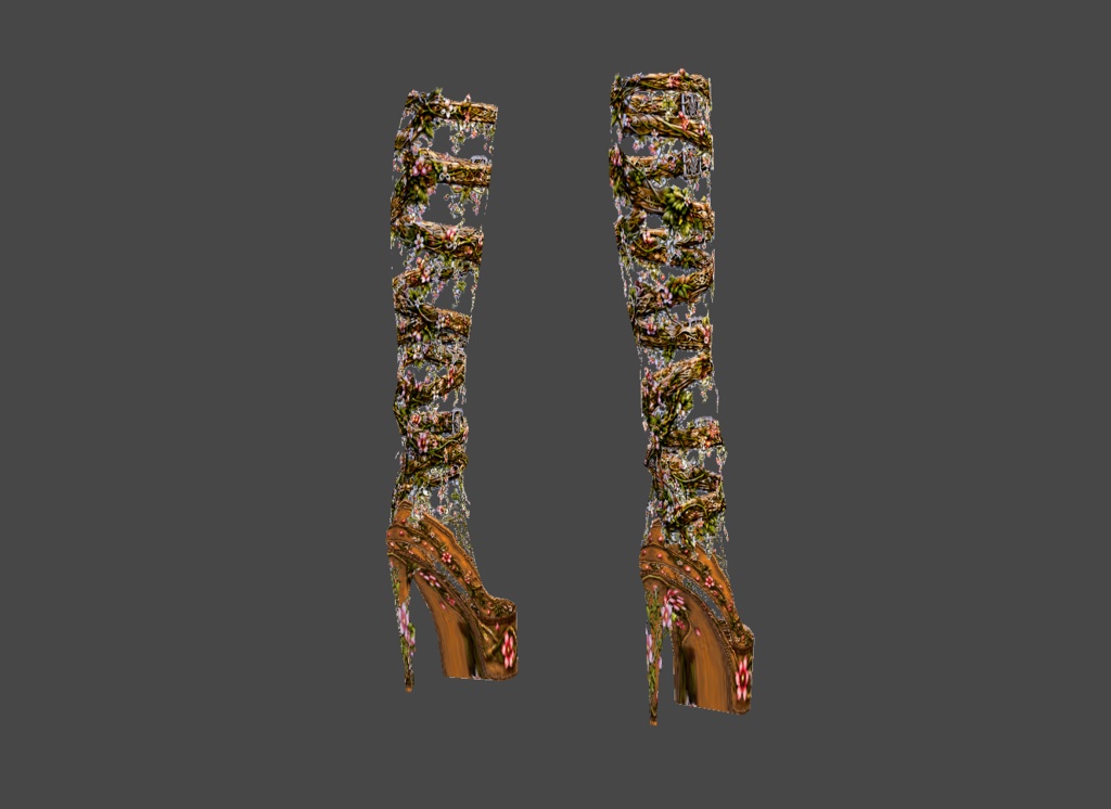 Elven Warrior High Heel Shoes - Spring