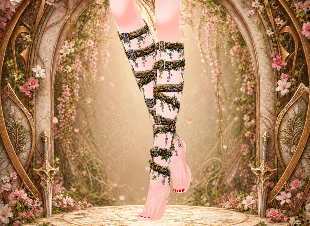 Elven Warrior High Heel Shoes - Spring