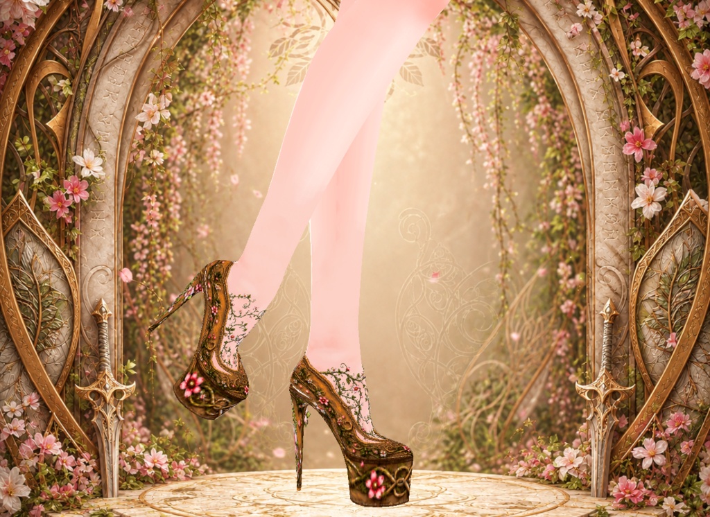 Elven Warrior High Heel Shoes - Spring