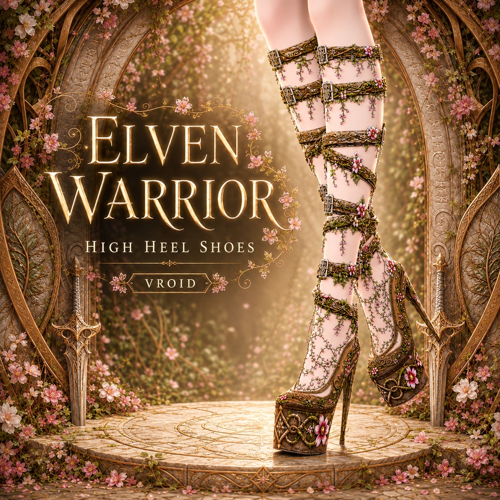 Elven Warrior High Heel Shoes - Spring