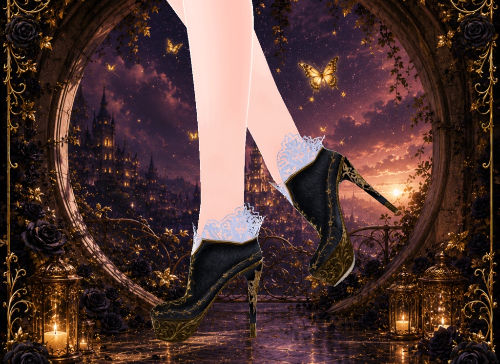 Version 2 - Fantasy Flower Boots - Free