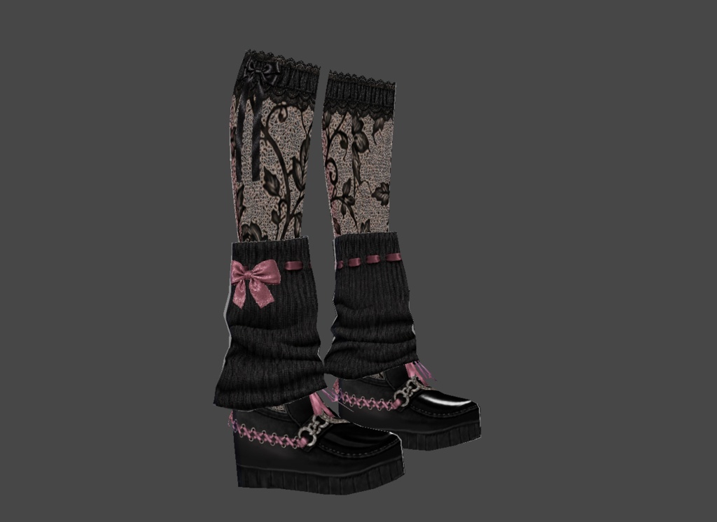 Jirai Kei 3-Piece Shoe Set