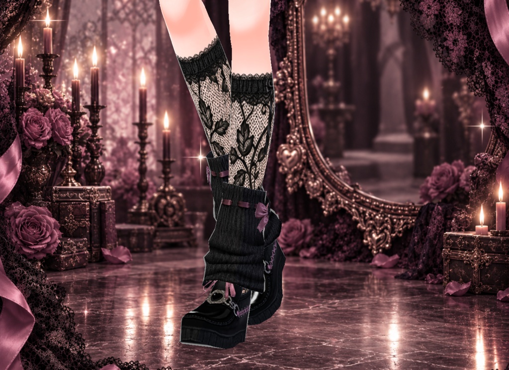 Jirai Kei 3-Piece Shoe Set