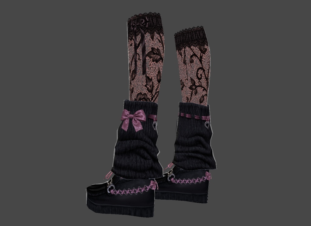 Jirai Kei 3-Piece Shoe Set