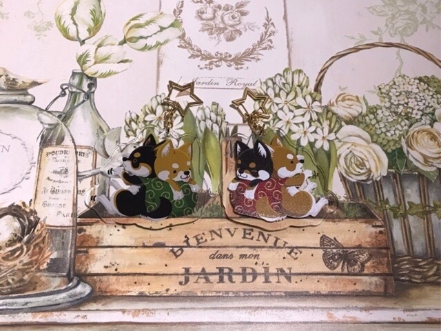 連れてって柴犬キーホルダー