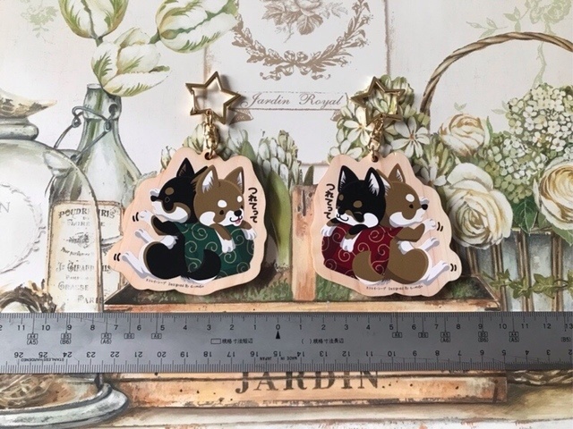 連れてって柴犬キーホルダー