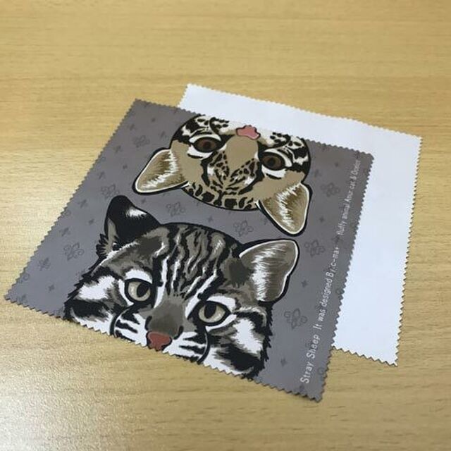 眼鏡拭き(スマトラトラ、チーター、ツシマヤマネコ、オセロット)
