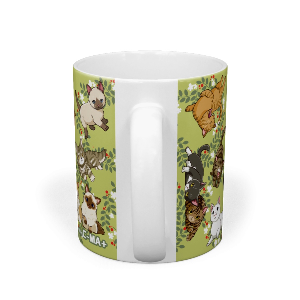 猫いろいろマグカップ