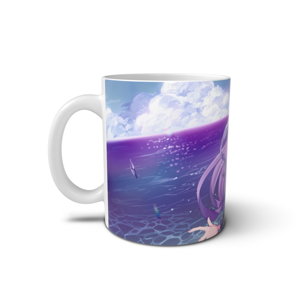 大海ウミ初配信イラストマグカップ