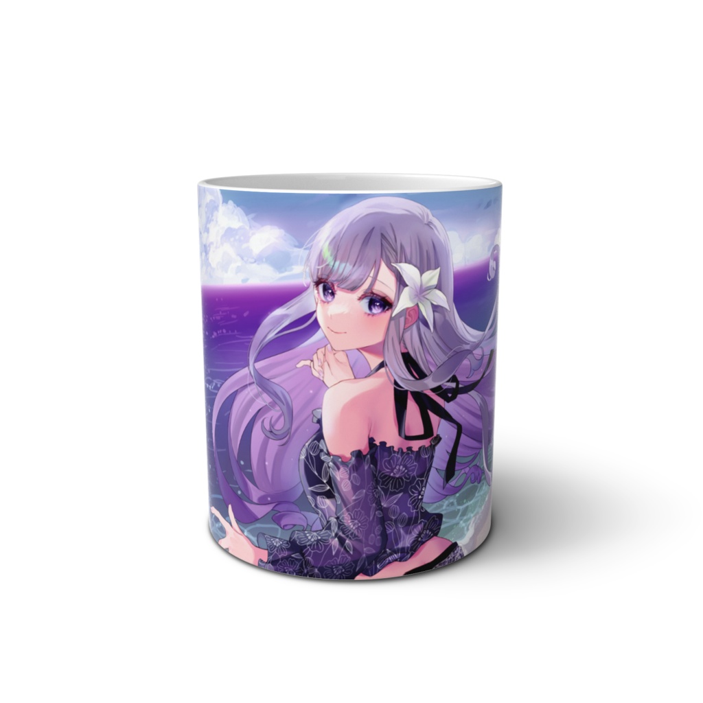 大海ウミ初配信イラストマグカップ