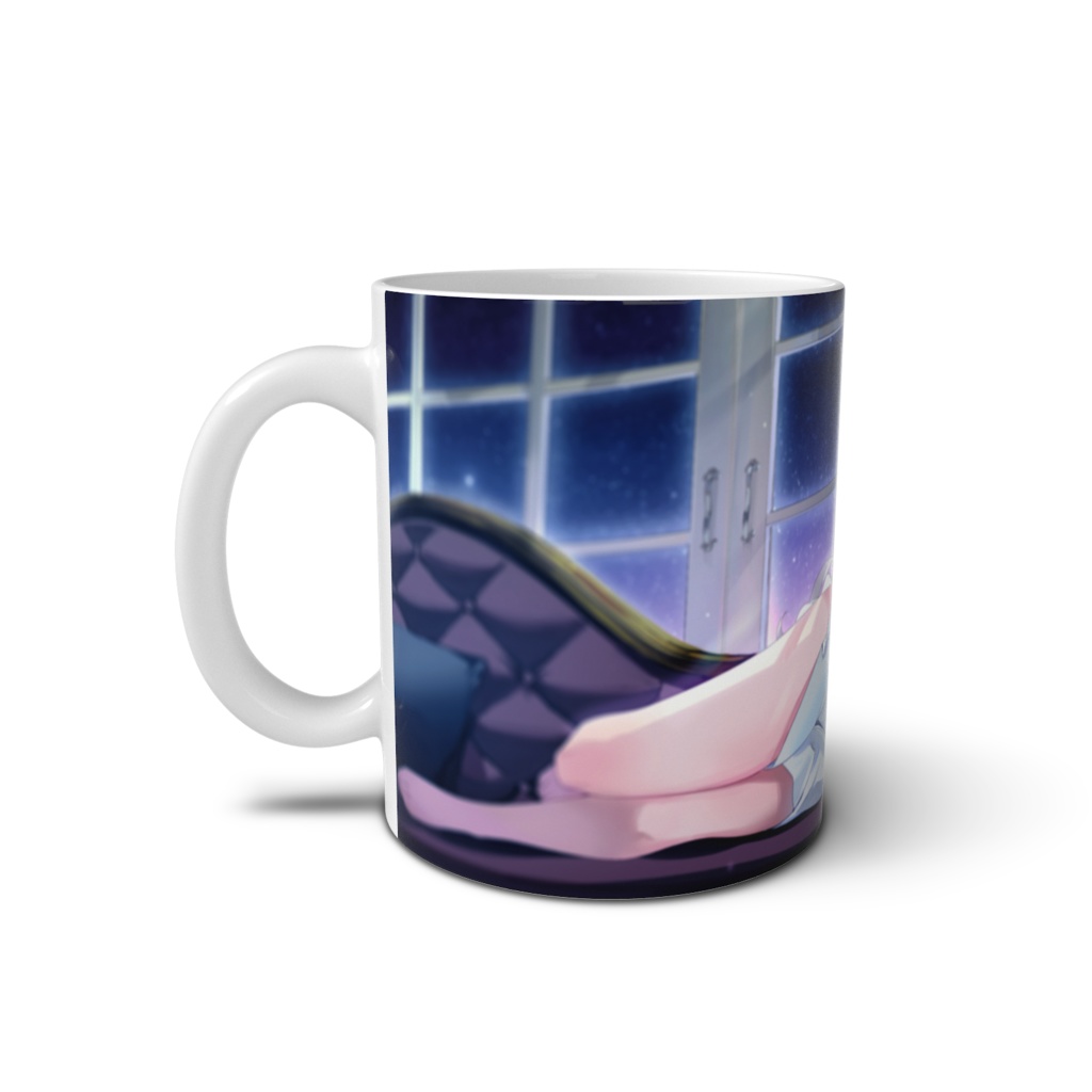 大海ウミ自室でまったり(夜)マグカップ