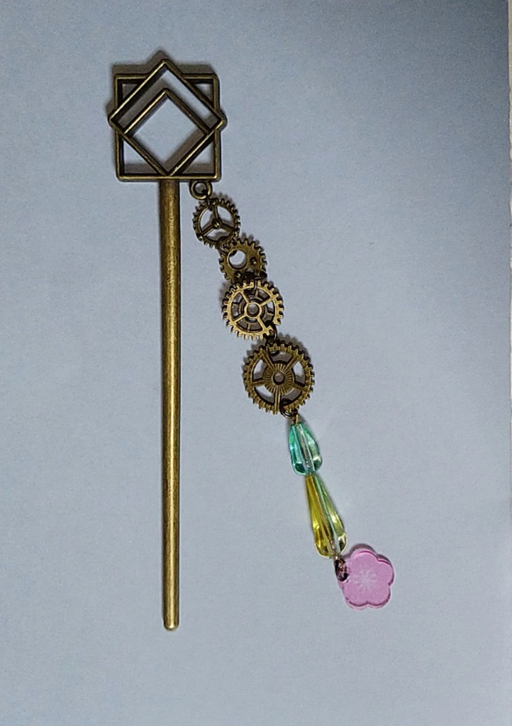 スチームパンク風簪