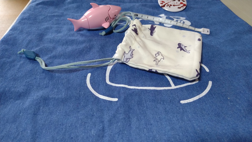 サメの巾着