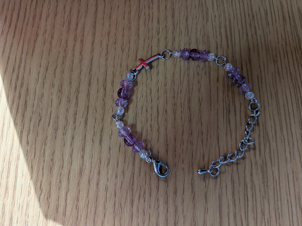 推し活ブレスレット(パープル)