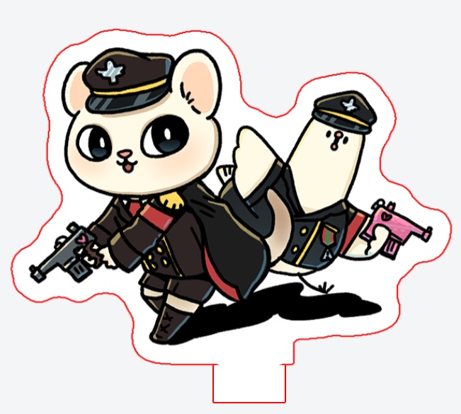 【二周年記念グッズ】よくばり伍長のアクリルスタンド