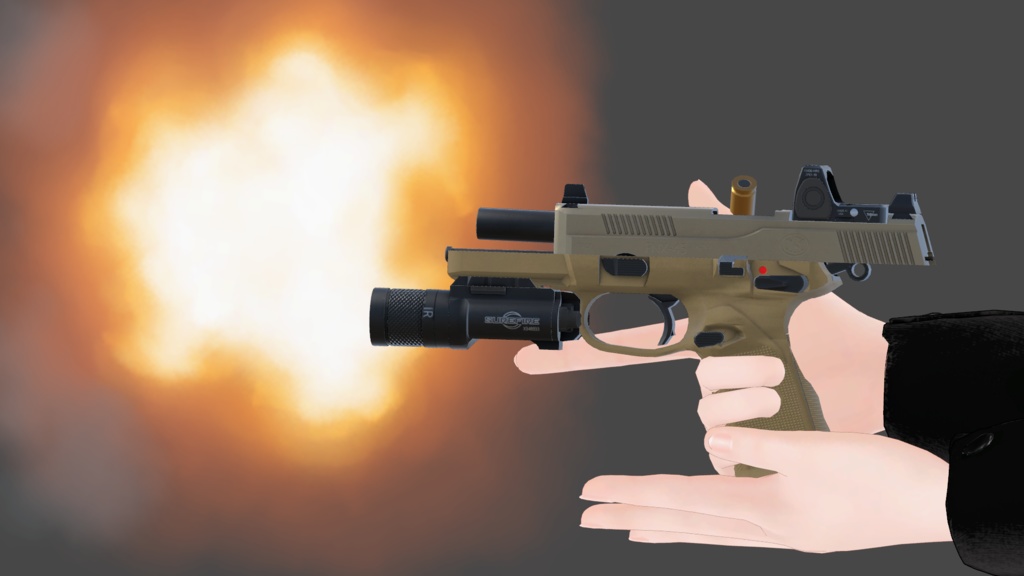 FNX45(クルペアインダストリーズ)射撃アドオン