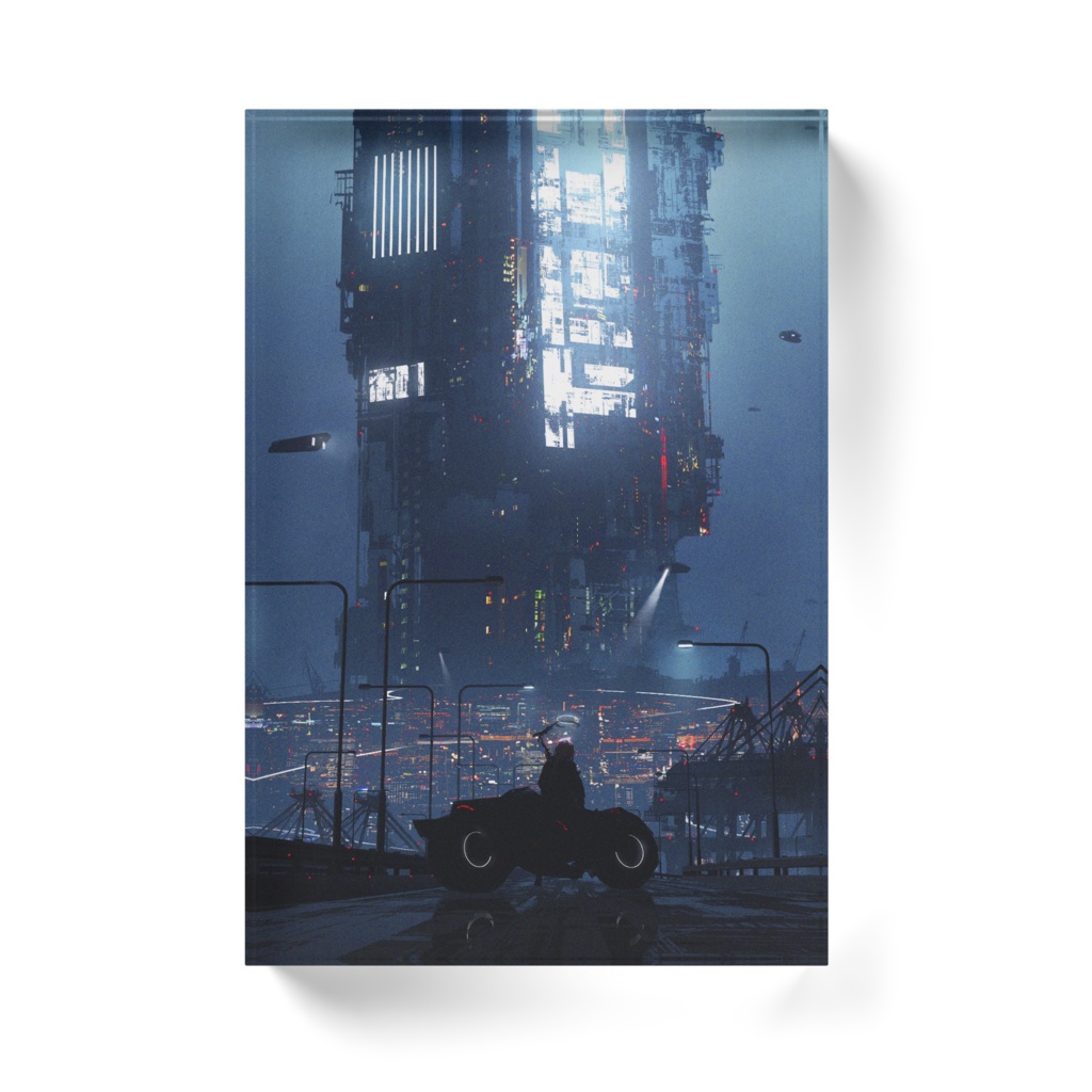 地下 アクリルブロック