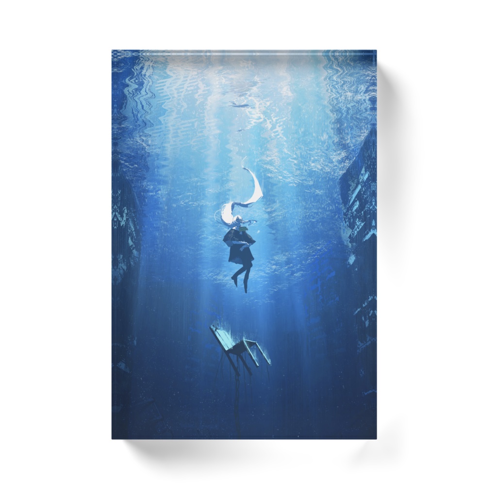 海 アクリルブロック