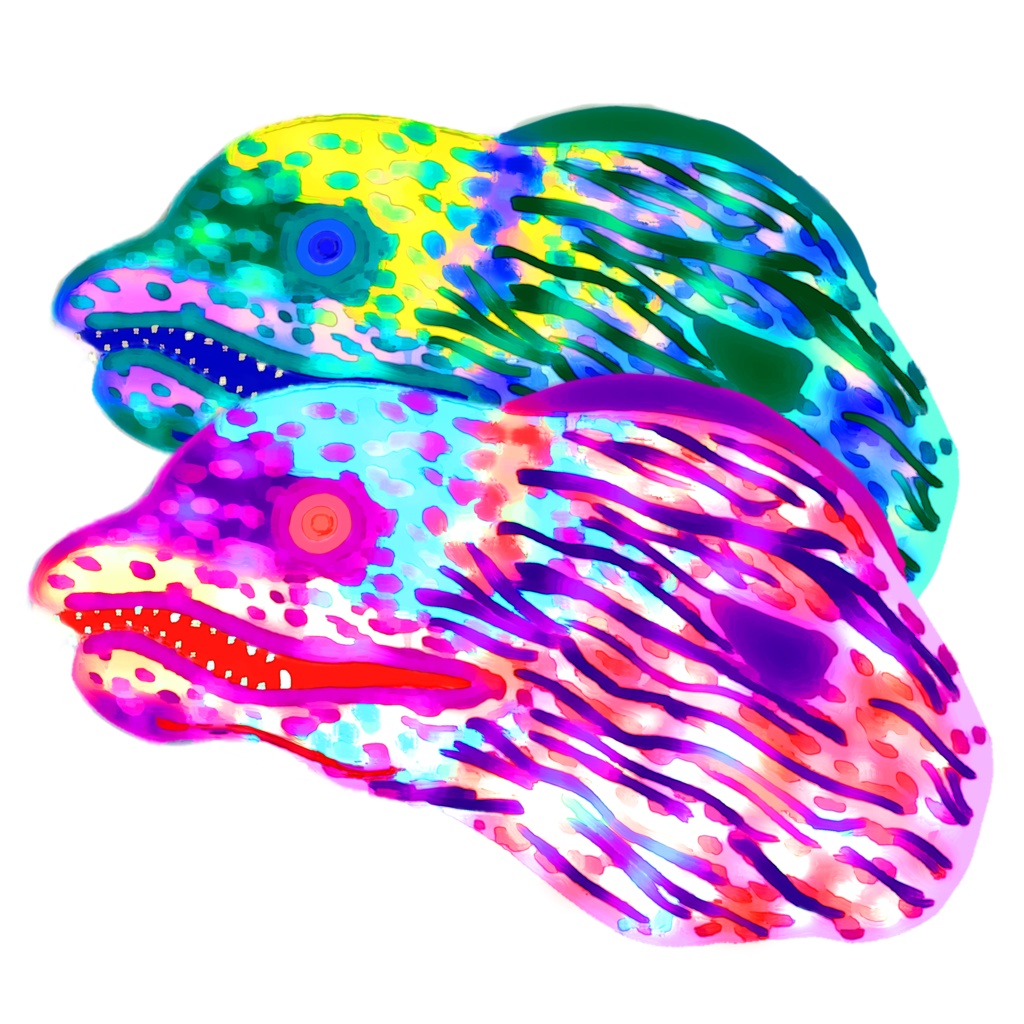 ウツボさんこんにちはTシャツ