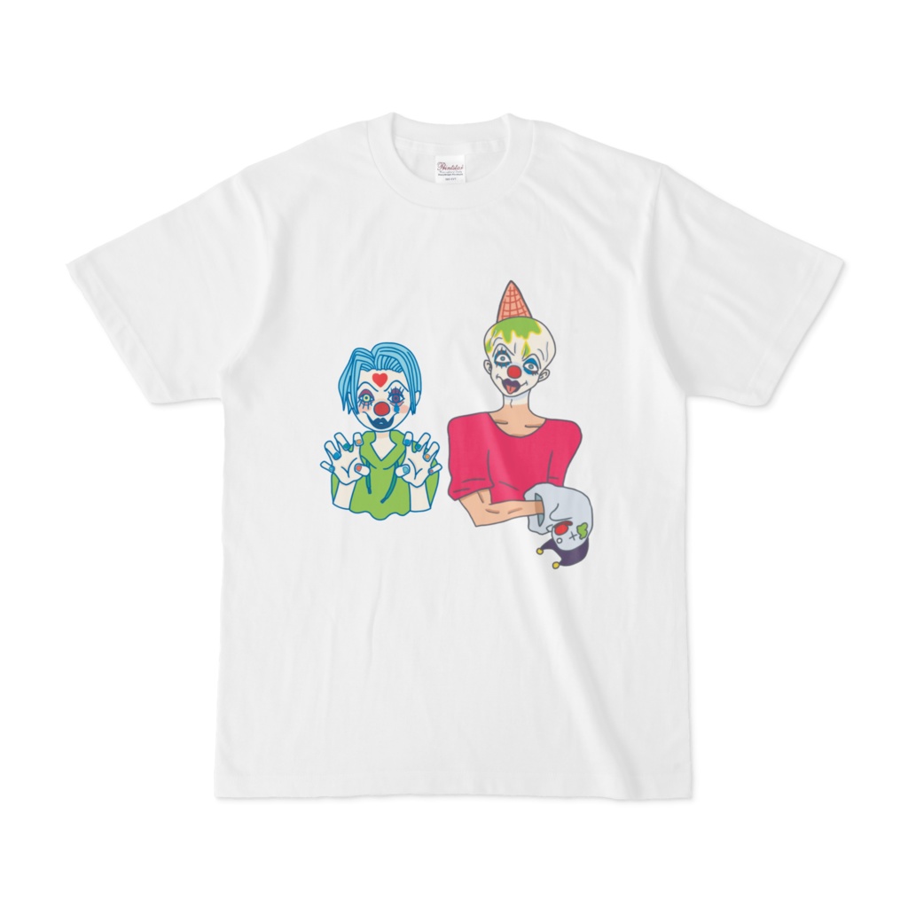 おきゃわなピエロＴシャツ