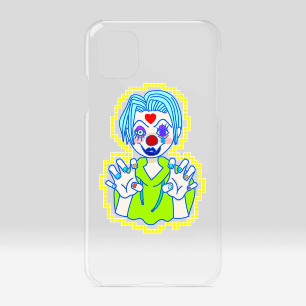 おきゃわなピエロiPhoneケース