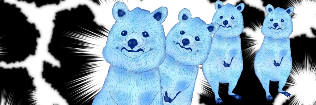 クアッカワラビーさんこんにちはパーカー