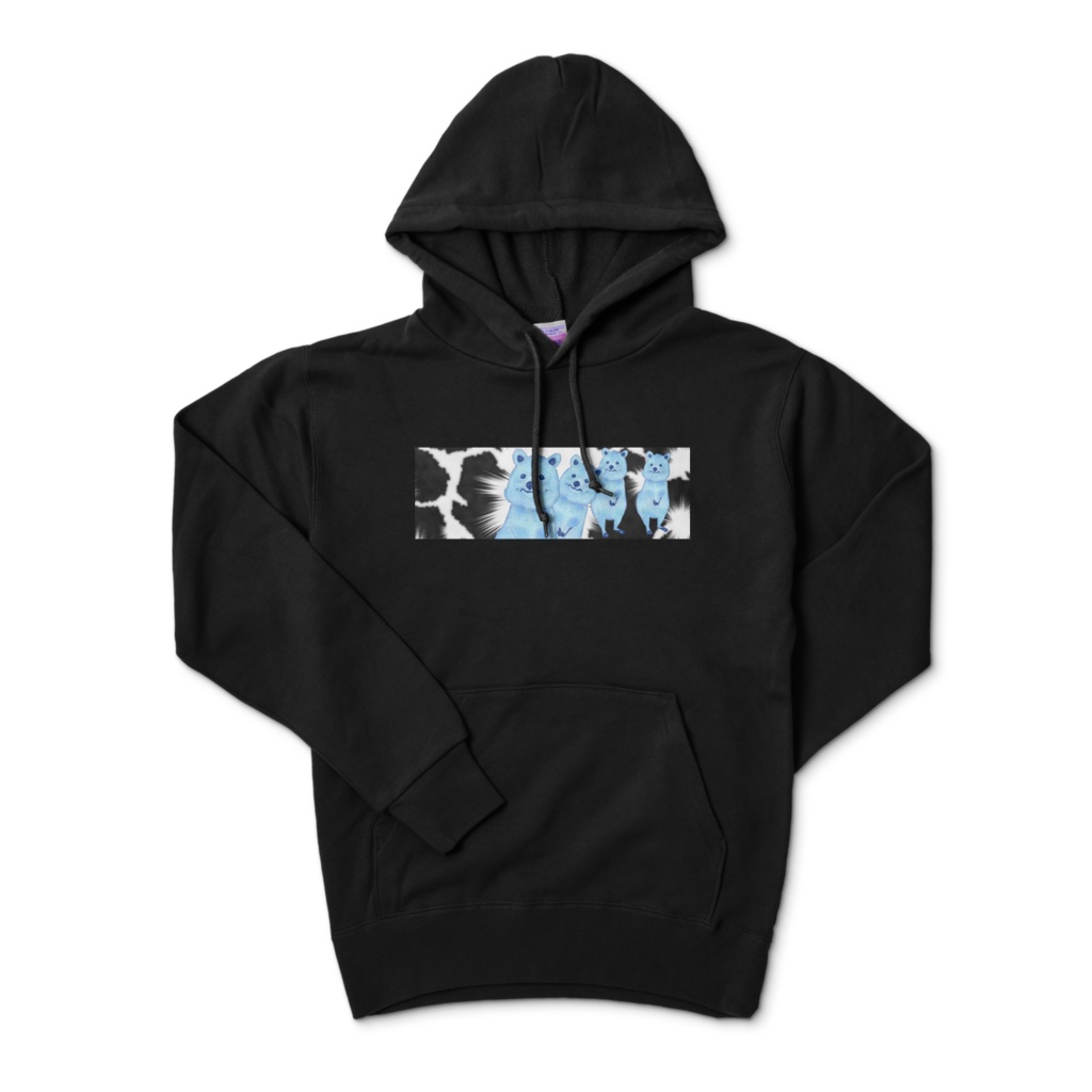 クアッカワラビーさんこんにちはパーカー