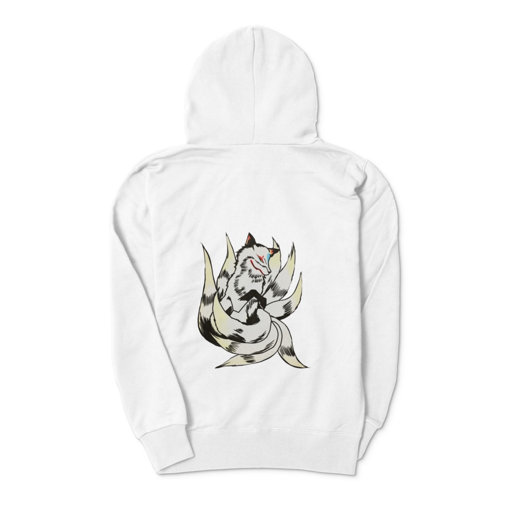 九尾ジップアップパーカー