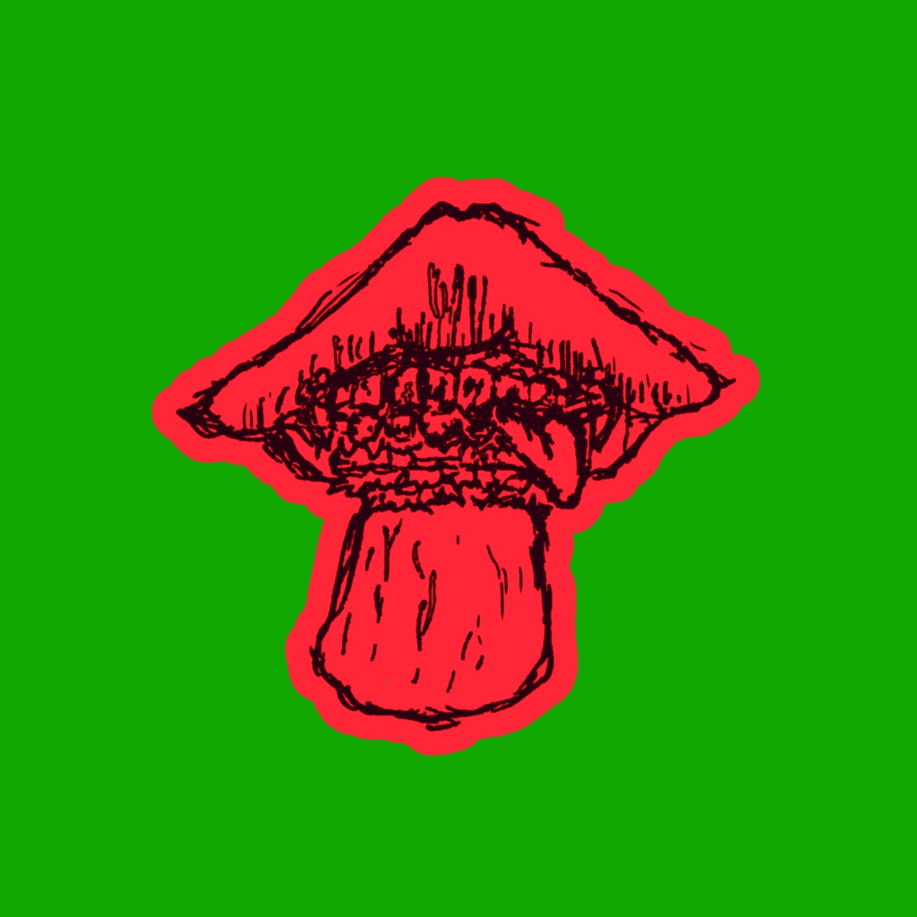 キノコパーカー(プルオーバー)