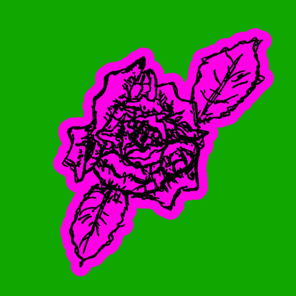 薔薇パーカー(プルオーバー)