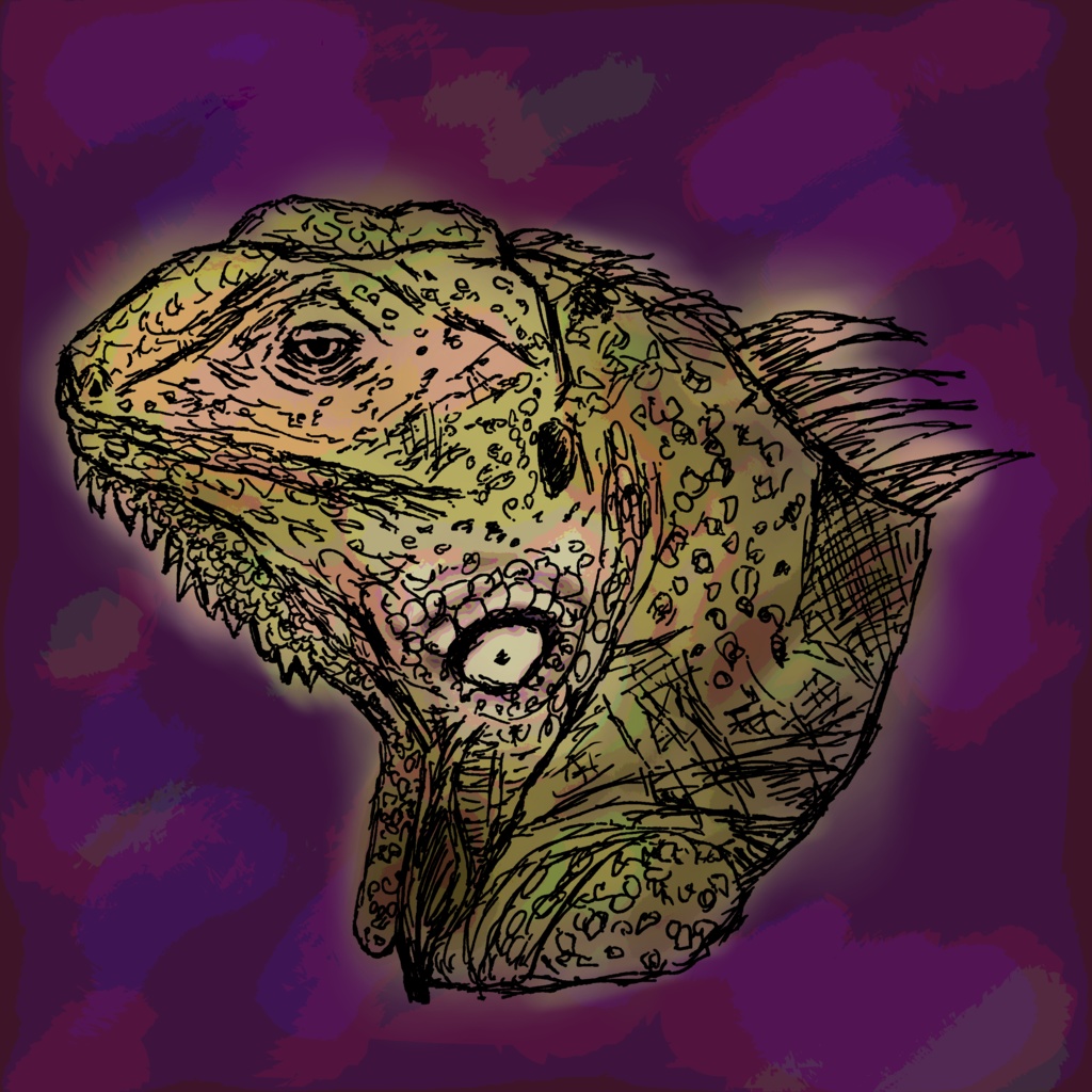 イグアナTシャツ