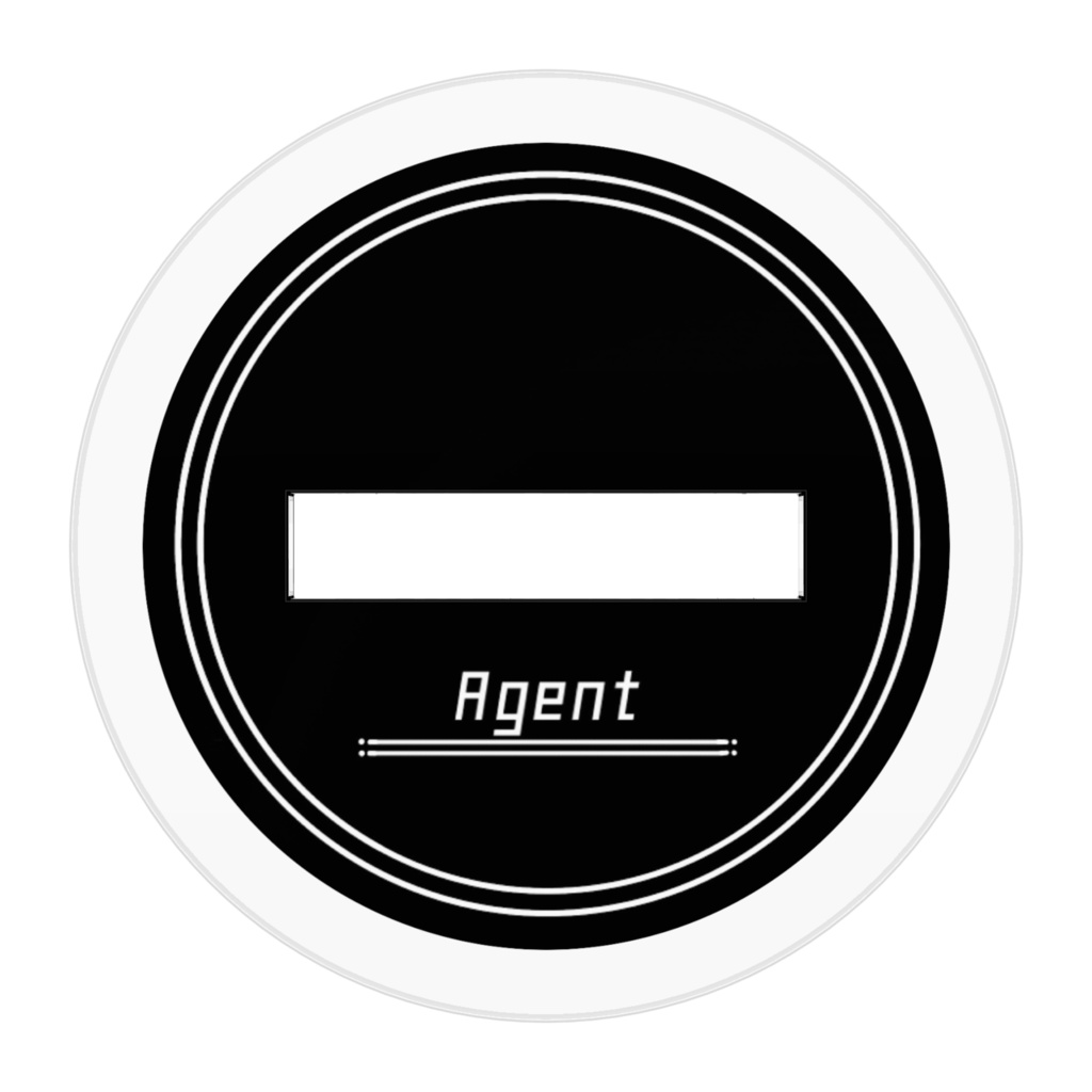 エージェント.アクリルフィギュア