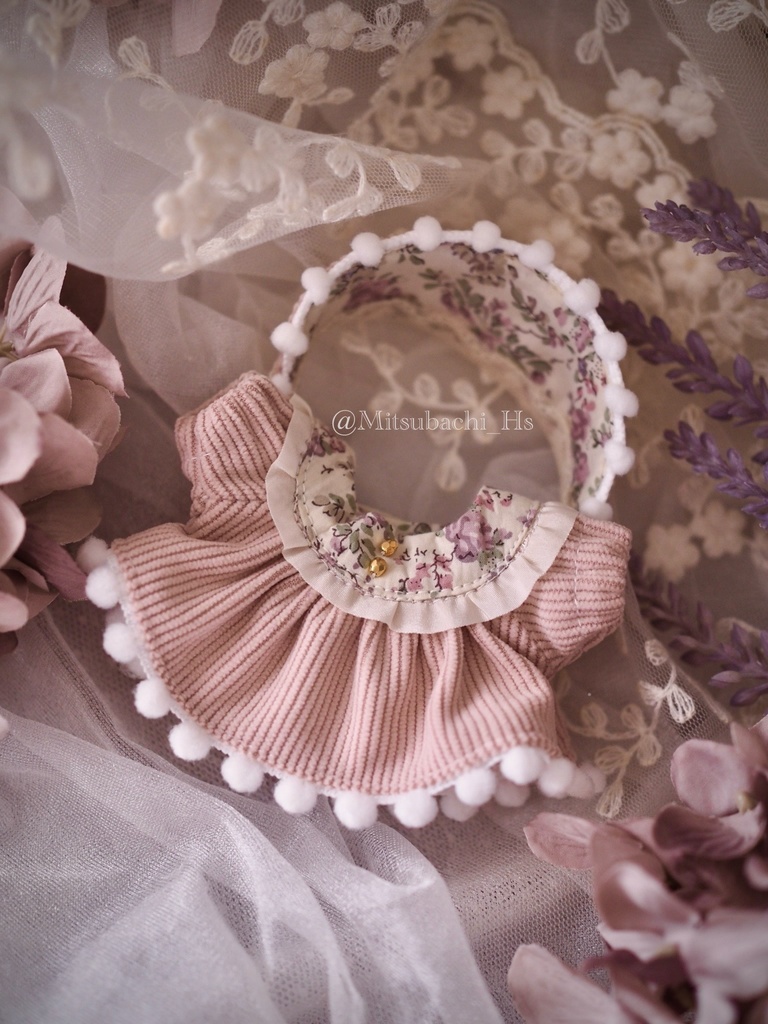 ドリーミィー(ピンク)無属性ぬいぐるみ(10㎝)用 服