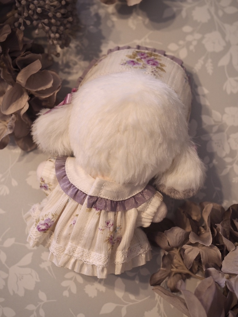 ラベンダーリボンのワンピ②